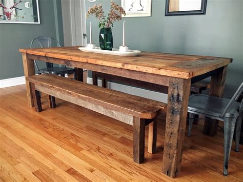 Wood Farmhouse Dining Table | urban-industrial.designinte.com