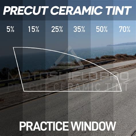 PRACTICE WINDOW - 70% TINT SHADE – MotoShield Pro