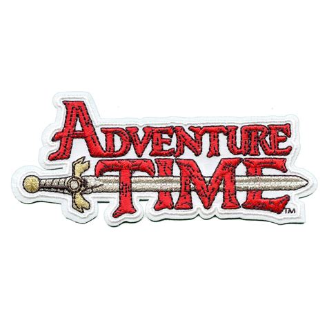 Adventure Time Main Logo Patch Cartoon Network Animation Embroidered ...