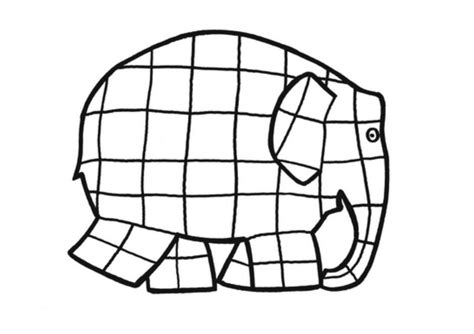 Elmer The Elephant - Coloring Pages For Kids And For Adults - Coloring Home