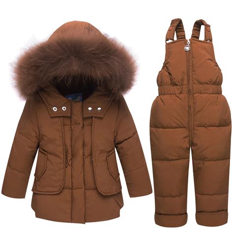 Newborn Clothes Set Jackets Suit Baby Toddler Thickening Winter Snow Jumpsuit Russia Winter Kids ...