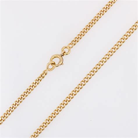 Proantic: Yellow Gold Curb Link Chain