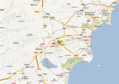 Elche Map - Spain