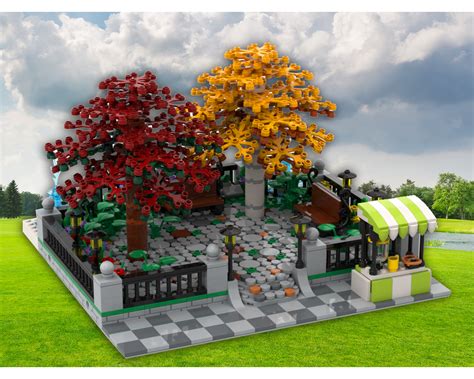 LEGO MOC Modular Park by gabizon | Rebrickable - Build with LEGO