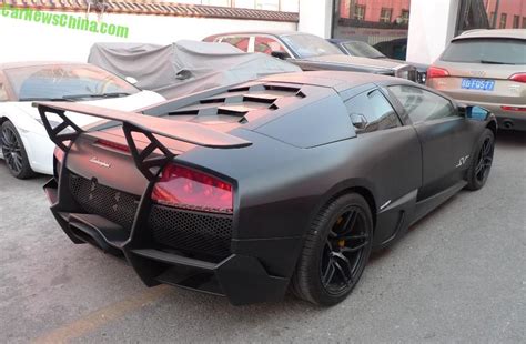 Lamborghini Murcielago SV is Matte Black in China - CarNewsChina.com