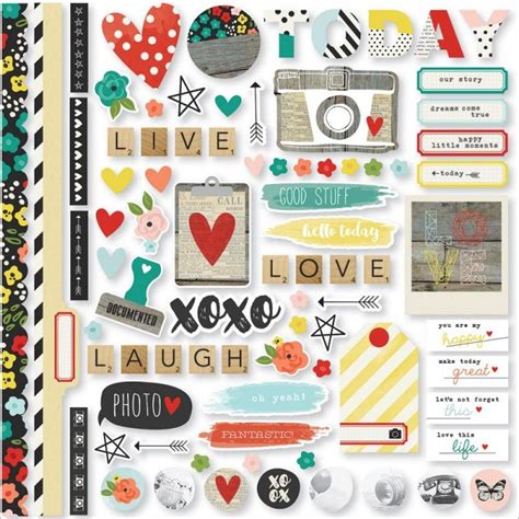 word stickers for scrapbooking - Google Search | Autocollant ...