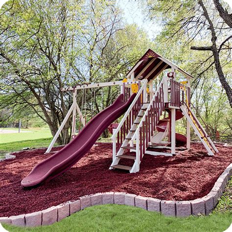 Colored Rubber Mulch » King Swings