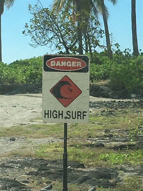 High Surf Warning Currently in Effect for Hawaiʻi Island's Western ...