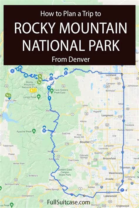 Denver to Rocky Mountain National Park: Day Trip Itinerary & Map