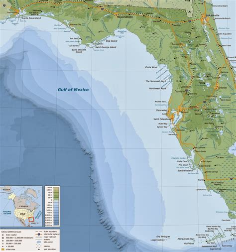 Online Maps: Florida Gulf Coast Map