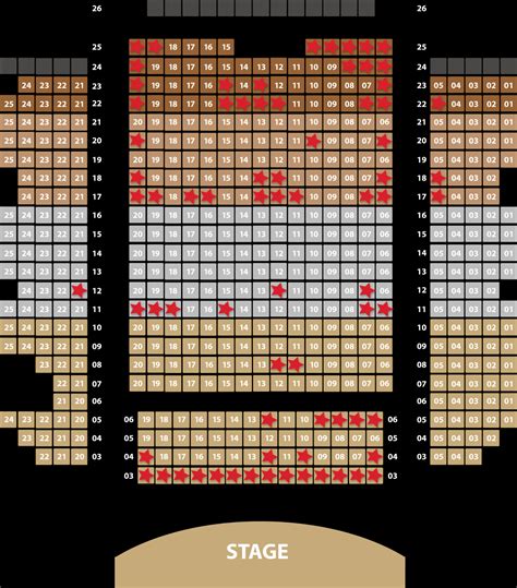 Arcada Theatre Seating Chart