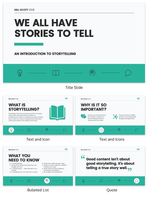 Storytelling Business Presentation - Venngage | Business storytelling ...