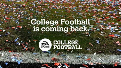 NCAA football 25 video game teaser: EA Sports finally confirms plans ...