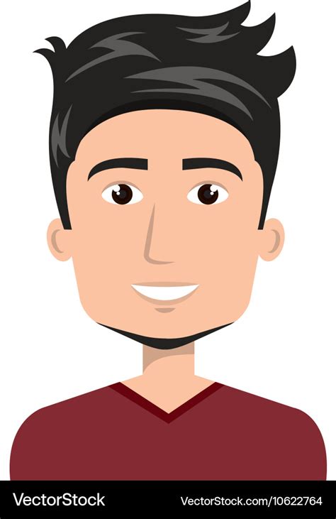 Avatar man cartoon Royalty Free Vector Image - VectorStock