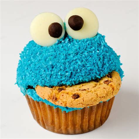 Cookie Monster Cupcake