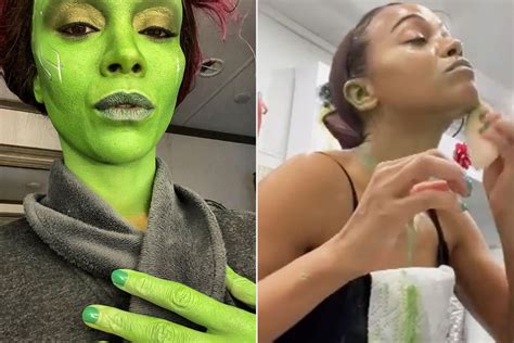 Zoe Saldana Makeup For Guardians Of The Galaxy | Makeupview.co