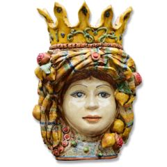 Testa di Moro rilievo T0094 - Ceramiche di Caltagirone Davide Frazzetta