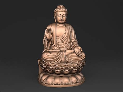 Buddha Statue 3D Model $49 - .max .dae .fbx .obj - Free3D