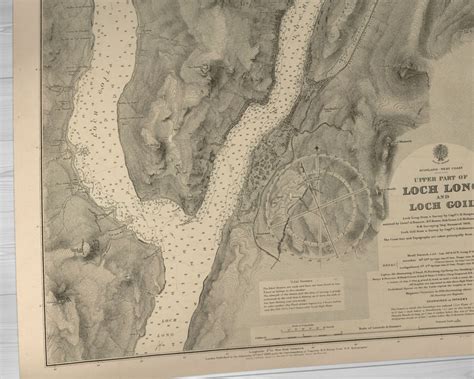 Loch Long & Loch Goil Old Map of Loch Long Print - Etsy