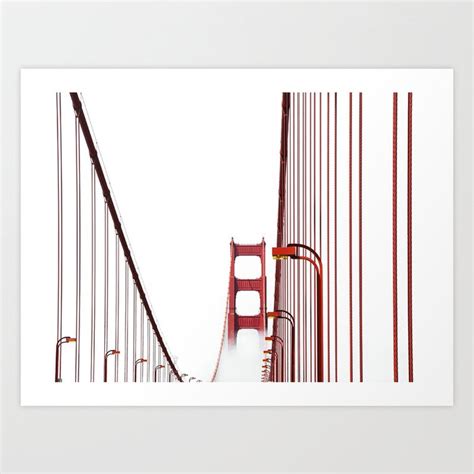 Golden Gate Bridge Art Print by DKaranouh_artist | Society6