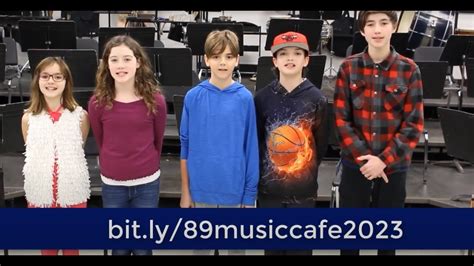 Be a part of D89 Music Boosters Music Cafe on April 15 - YouTube