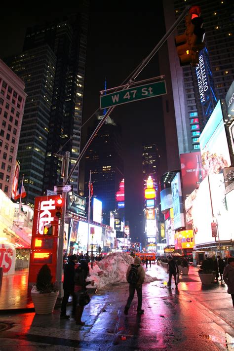 Free Images : outdoor, night, city, urban, advertising, manhattan, crowd, nyc, lights ...