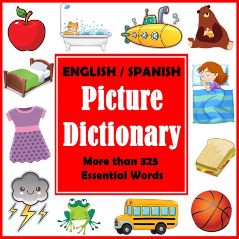 Get your free copy of English Spanish Picture Dictionary: First Spanish Word Book with More than ...