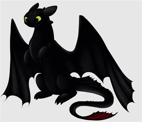 Toothless, How to Train Your Dragon, Bat, Dragon, Fan art, fantasy, tail, carnivoran, wing ...