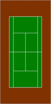 Tennis Court clip art free vector | Download it now!