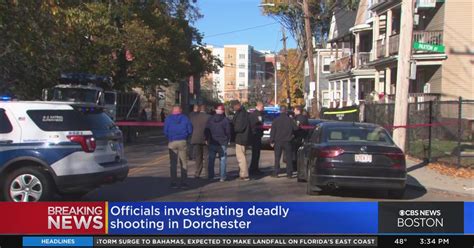 Police investigate deadly shooting in Dorchester - CBS Boston