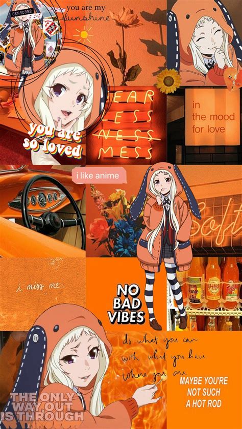 Orange Aesthetic Anime Wallpapers - Wallpaper Cave