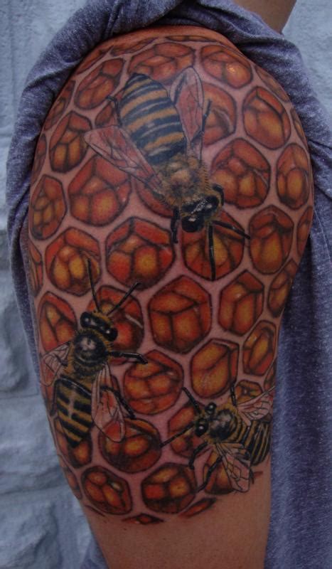 Bee Hive Tattoo by Larry Brogan: TattooNOW