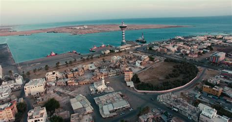 Aerial view of Yanbu city beaches, tourism in Yanbu, Beauty of Yanbu ...