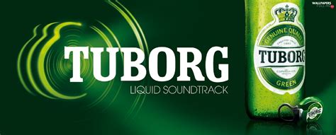 Tuborg, logo, Beer - Full HD Wallpapers: 1735x700