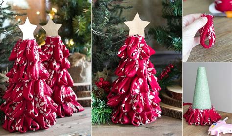 DIY Tabletop Christmas Trees