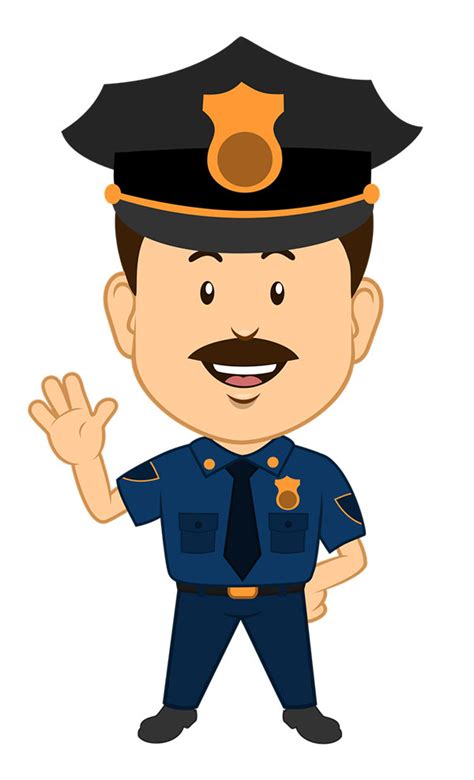 Police clip art for kids free clipart images – Clipartix