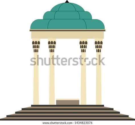 Vector Tomb Hafez Shiraz Iran Stock Vector (Royalty Free) 1434823076 ...