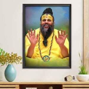 Himshikhar Shri Premanand Ji Maharaj Photo Frame | Spiritual Paintings