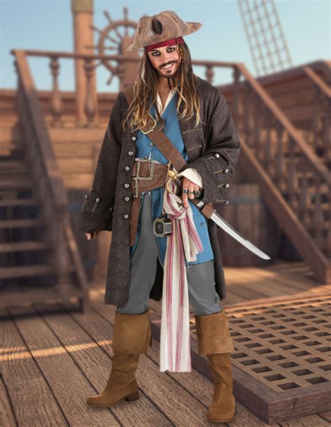 Captain Jack Sparrow Halloween Costumes for Adults & Kids