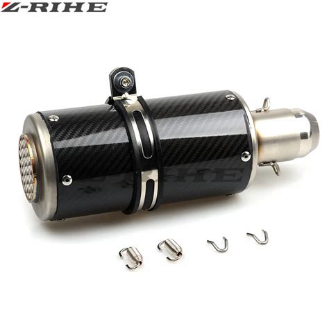 Universal Modified Motorcycle Exhaust Pipe Moto escape Muffler For Kawasaki Ninja 300 EX300 Z300 ...