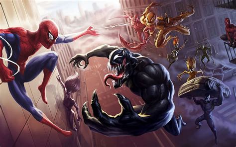 Spider Man Unlimited Venom Carnage , Artista , Obra de arte , Carnage , Arte digital , Spiderman ...