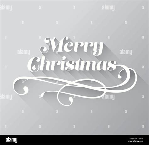 Merry christmas cursive message vector Stock Vector Image & Art - Alamy