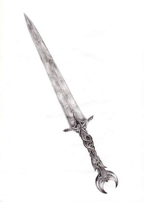 Fantasy Dagger Drawing