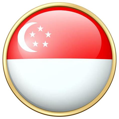 Icon design for flag of Singapore 445764 Vector Art at Vecteezy