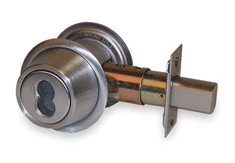 FALCON LOCK Deadbolt, Cylindrical, Commercial, 1, D100 - 36Z111|D131B 626 - Grainger