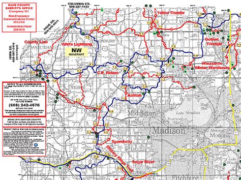 Alf img - Showing > Northern Wisconsin Snowmobile Trail Map