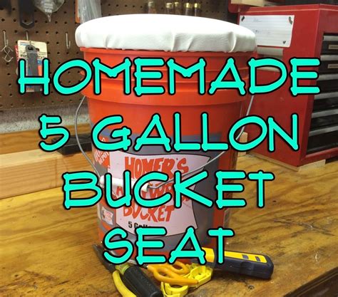 Save your back and tailbone with an easy-to-make padded seat for a 5 gallon bucket. More details ...