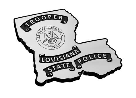 Louisiana State Police Trooper State Outline — Patriot Nation Designs