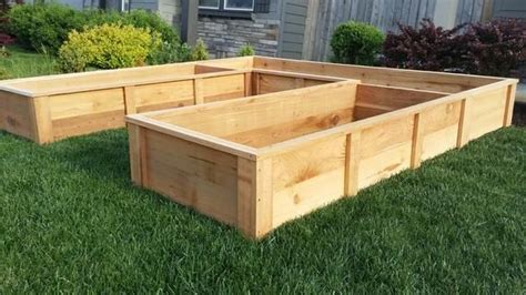 Cedar Raised Garden Bed Step by Step Plans 8ft U-shaped Garden Bed INSTANT DOWNLOAD PDF Plans ...