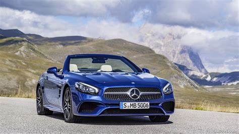 2017 Mercedes-Benz SL 500 AMG Line (Color: Brilliant Blue) - Front ...